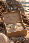 SNELL’S WINDOW- Champagne Seaglass Statement Ring