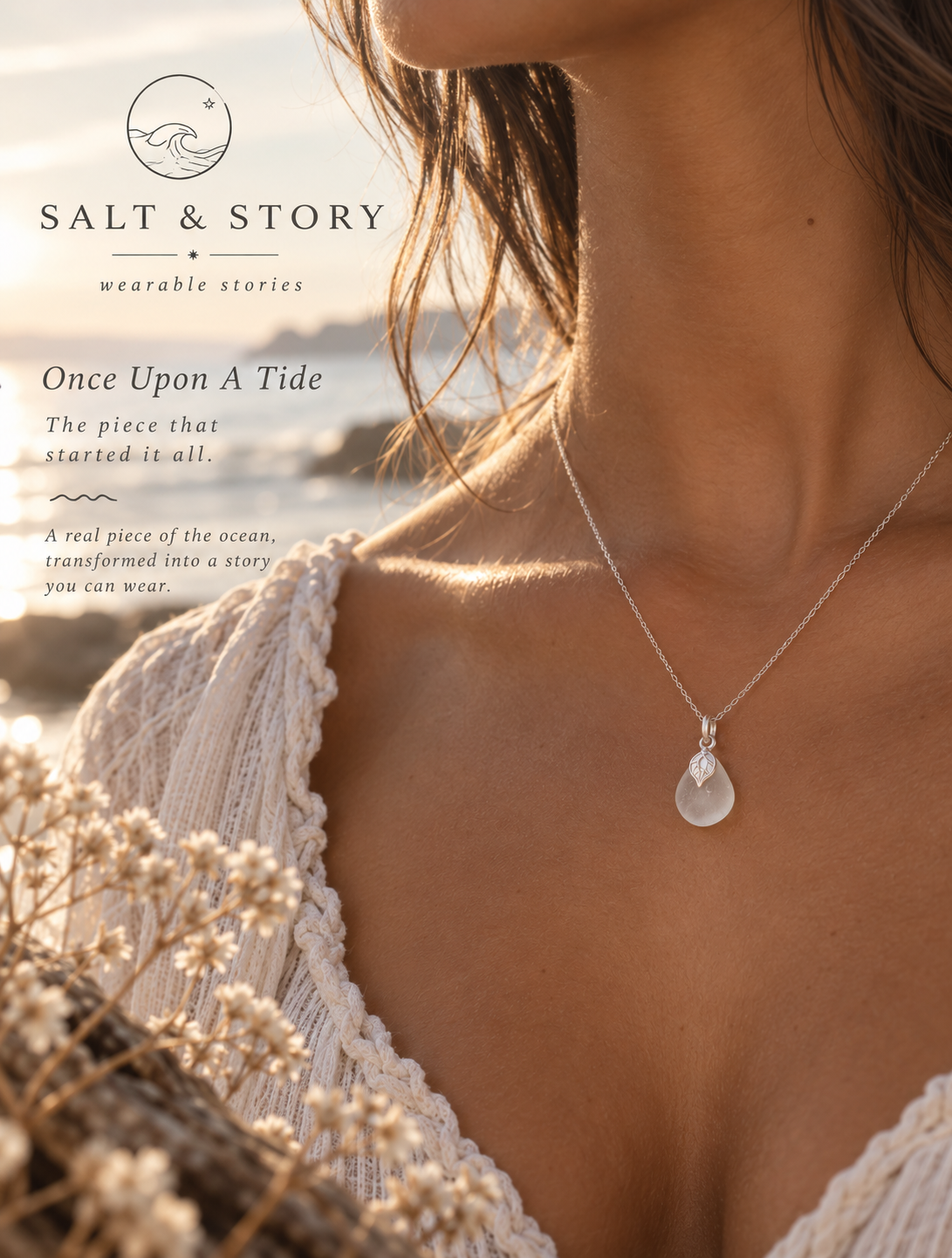 Once Upon A Tide – Sea Glass Necklace