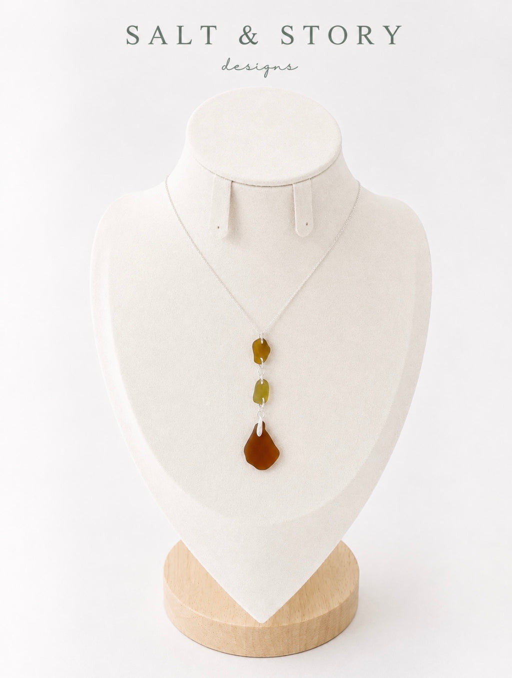 Sands of Time – Sea Glass Necklace