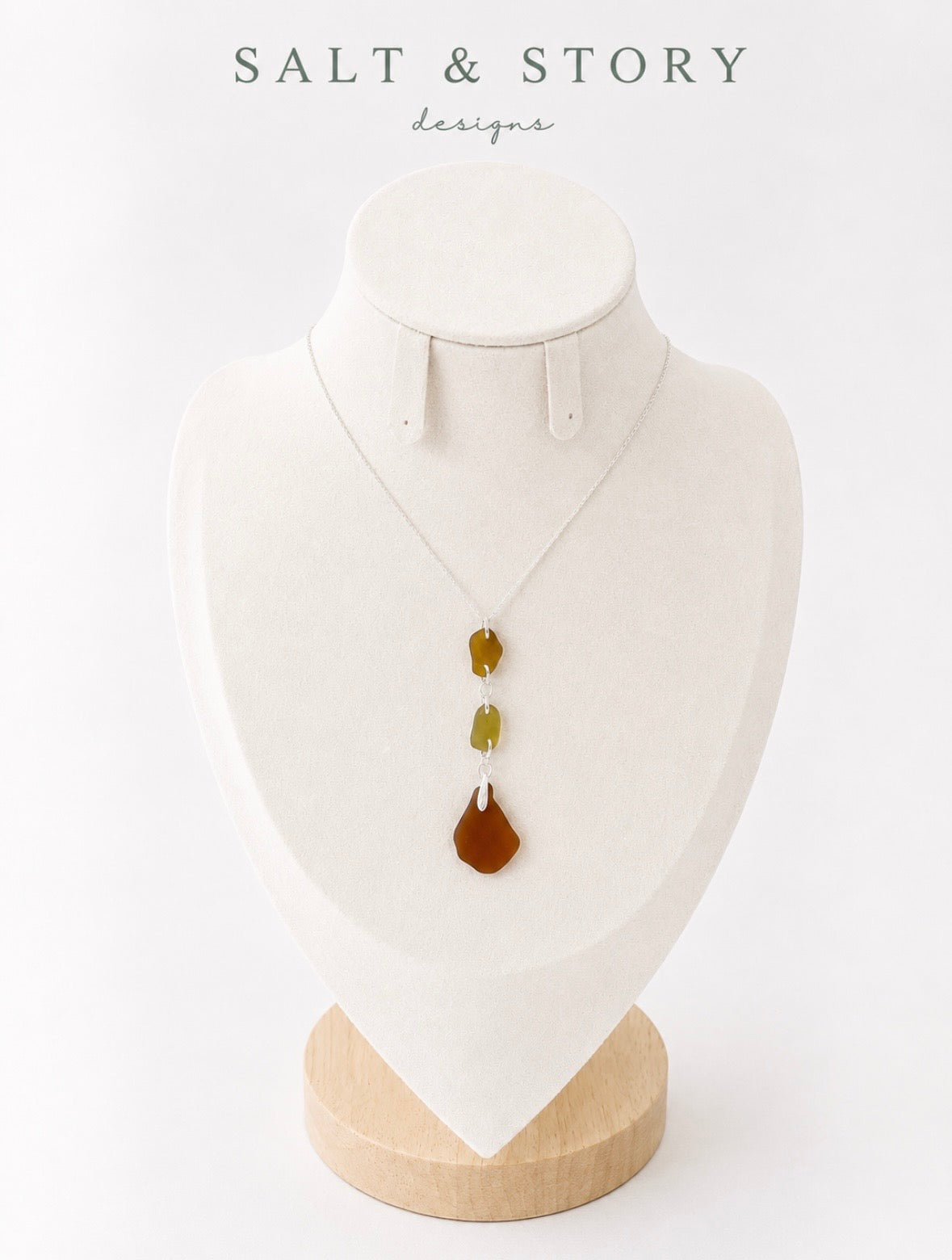 Sands of Time – Sea Glass Necklace